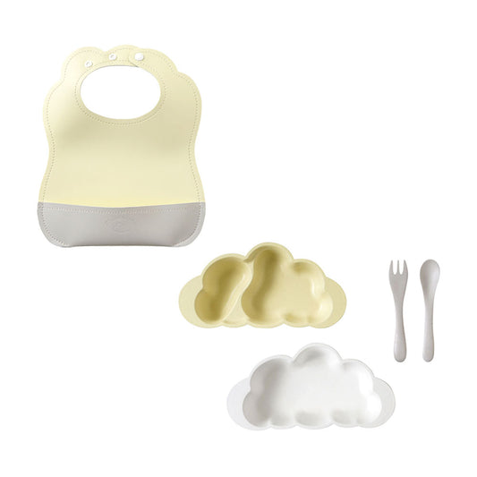 mamamanma(マママンマ)&マロービブ お食事2点セット フレンチバニラ