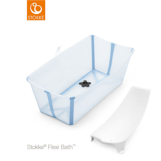 フレキシバス バンドルパック オーシャンブルー / 折りたためるベビーバス