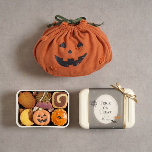 クッキーボックス Halloween ジャック・オー・ランタン巾着付き◎ / 秋限定