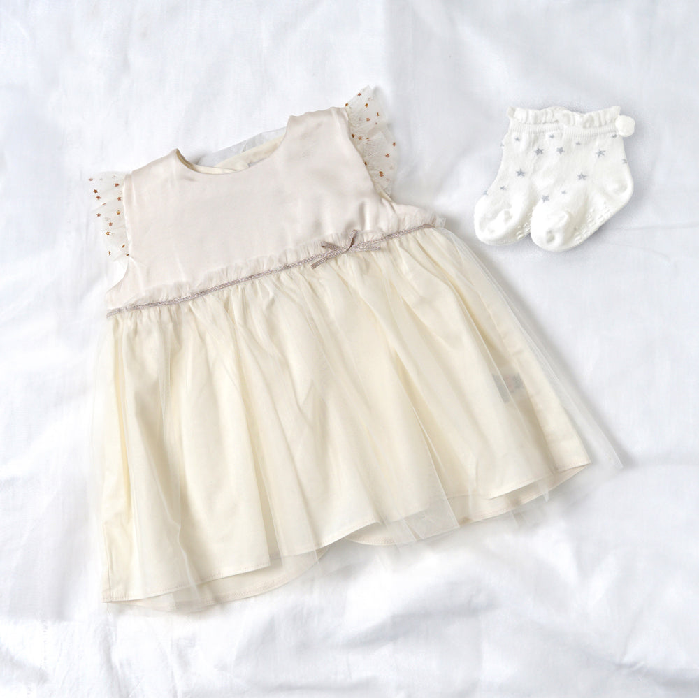 着るスタイドレス・ソックスギフトセット ミルク / 出産祝い