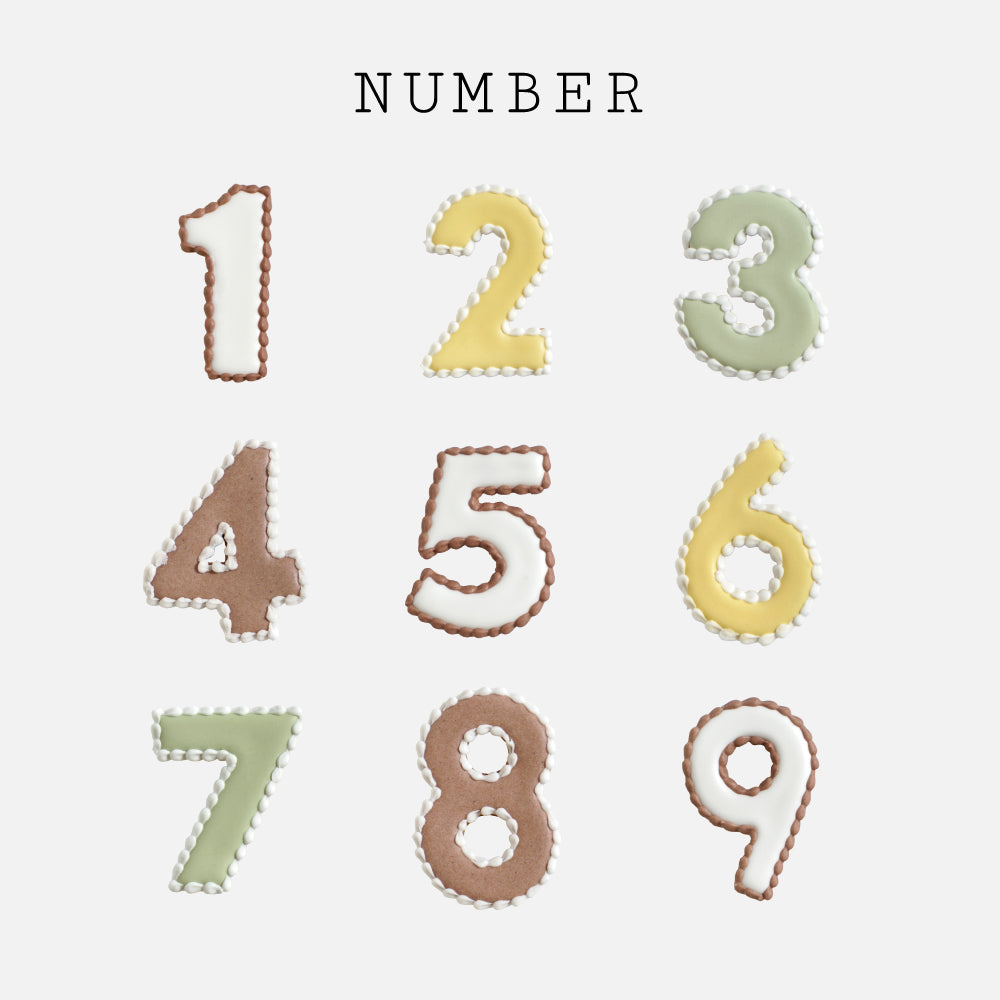 バースデーアイシングクッキーセット くま◎ / 名入れ