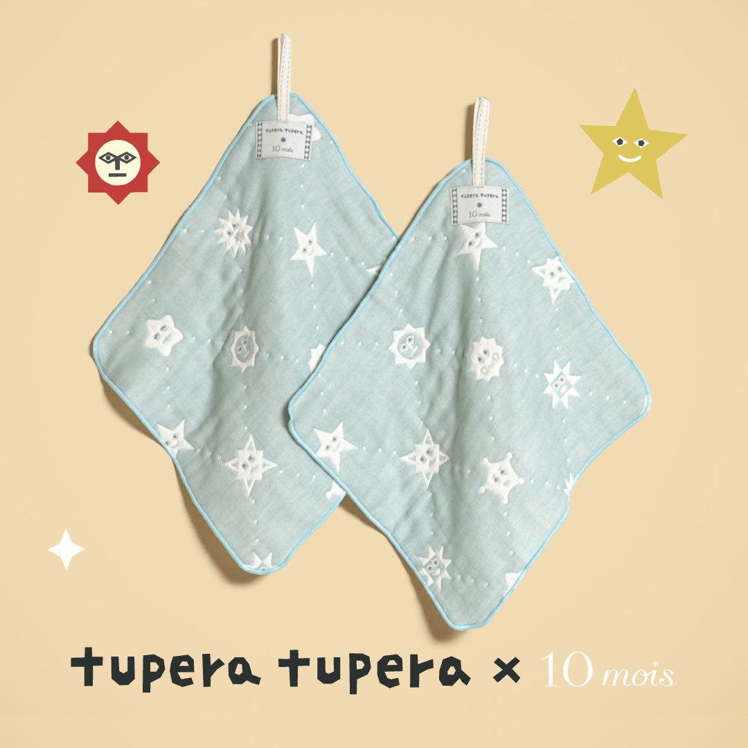 tupera tupera ふくふくガーゼ ループ付きハンカチ – 10mois 公式