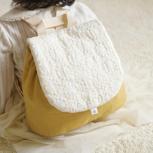 ファーストリュック イエロー / 名入れ刺繍可