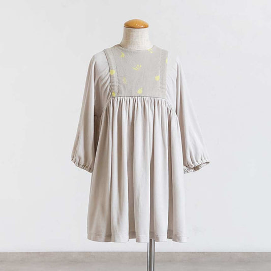 ウォームギャザーワンピース グレー 80・90・100cm