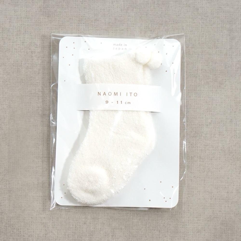 パイルくつした オフホワイト 7~9cm・9~11cm