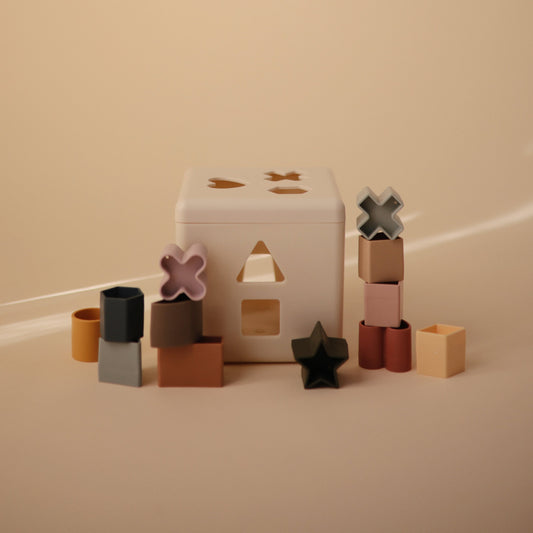 シェイプソーティングボックス 型はめパズル / mushie