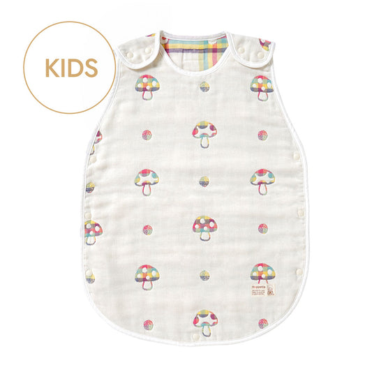 シャンピニオン ドゥ スリーパー(キッズサイズ) 6重ガーゼ / 名入れ刺繍可