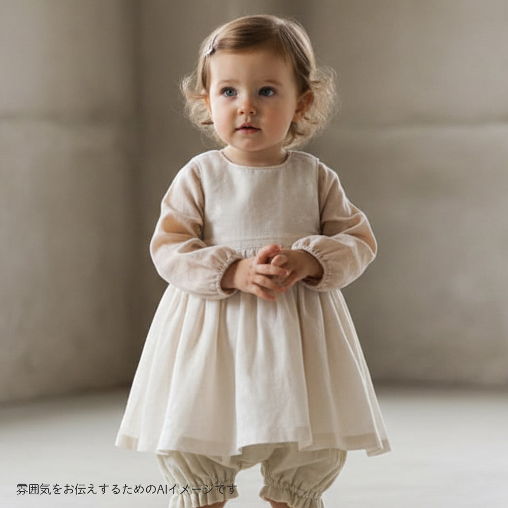 エプロンワンピース ライトグレー 70-90・80-100cm – 10mois 公式