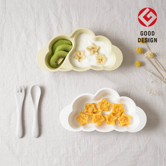 mamamanma(マママンマ) プレートセット フレンチバニラ / 食器 ベビーサイズ