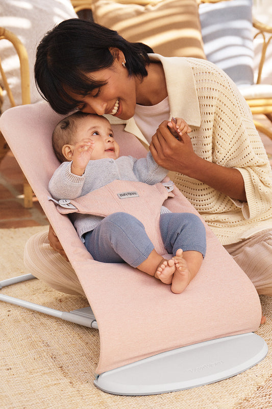 バウンサーBliss ウーブン ライトピンクメランジ / ベビービョルン