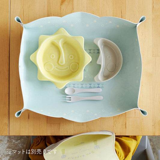 tupera tupera ぱくぱくわくせい プレートセット / ベビー食器