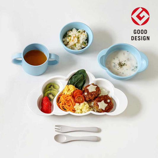 mamamanma grande(マママンマ グランデ)セット ブルー / 離乳食 食器