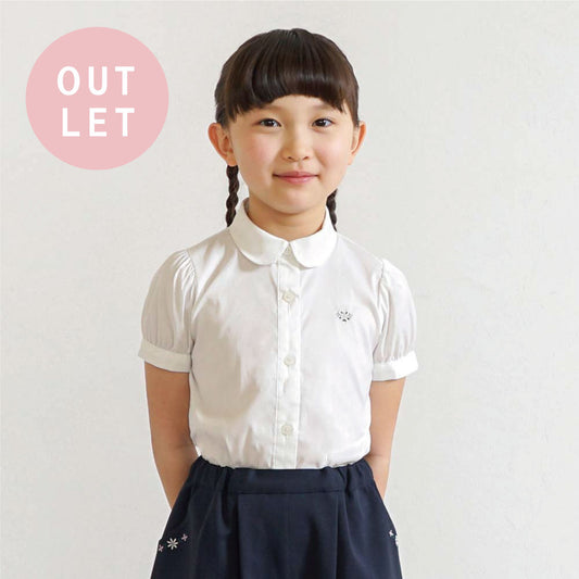 パフスリーブ半袖ブラウス 110cm / ギフト包装不可