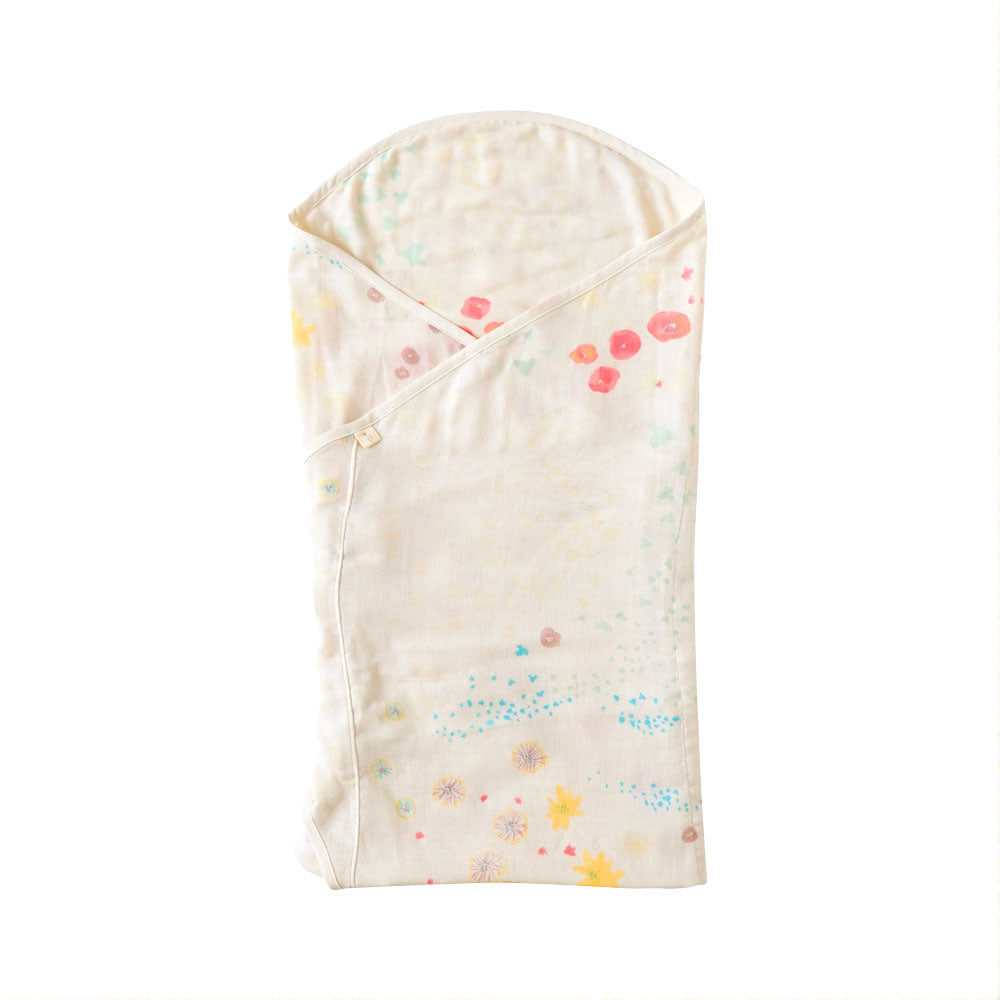 わたガーゼ たまごマットおくるみCLOUD アメザイク カバー単品