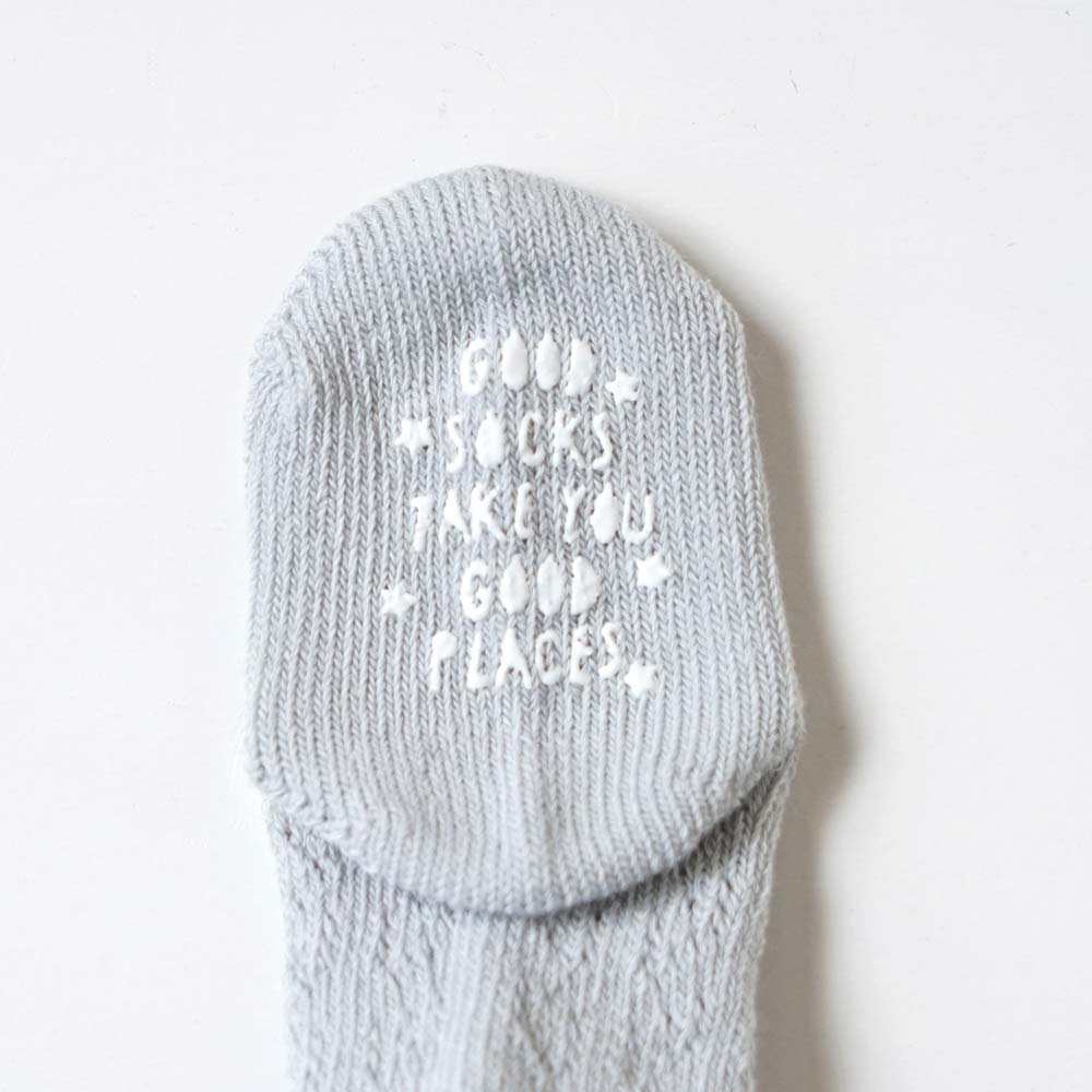 レーシーソックス グレー 9-11cm・11-13cm・13-15cm