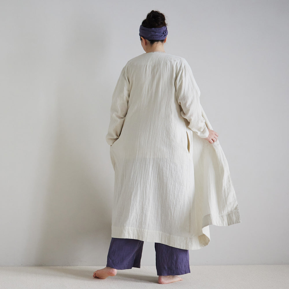 あわせえり 羽織ワンピース スモーキーグレープ F