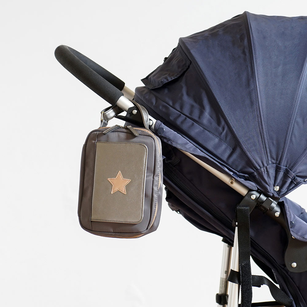 ワンタッチおむつポーチ(フラップ付き) copper