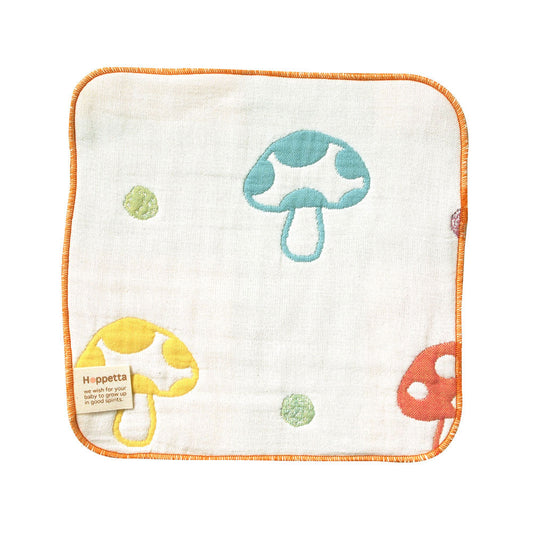 シャンピニオン ふくふくガーゼ(6重ガーゼ) ハンカチ