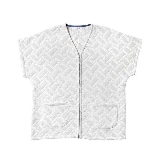 かごめ ふくふくガーゼ(6重ガーゼ) はんてん グレー