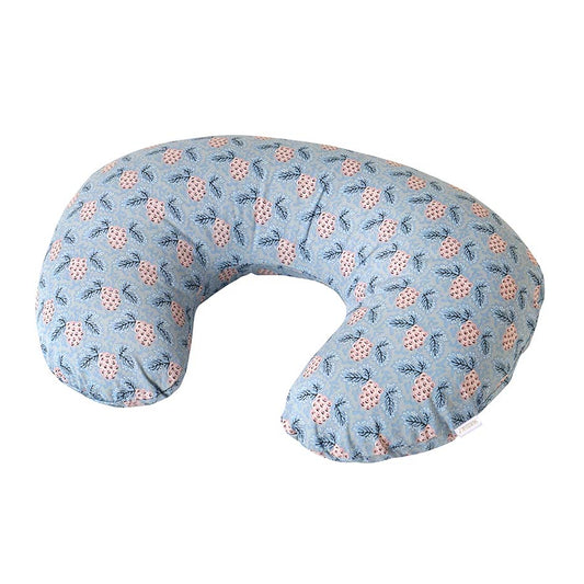 ママ&ベビー授乳クッション カバー&中しんセット ヴァンダンジュ ライトブルー ★