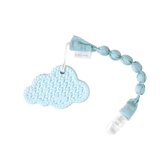 TEETHER(歯がため) クラウド ホルダー付き ブルー