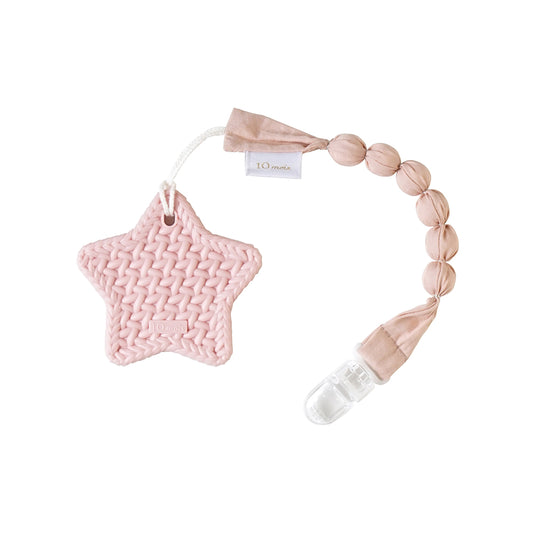 TEETHER(歯がため) スター ホルダー付き ピンク