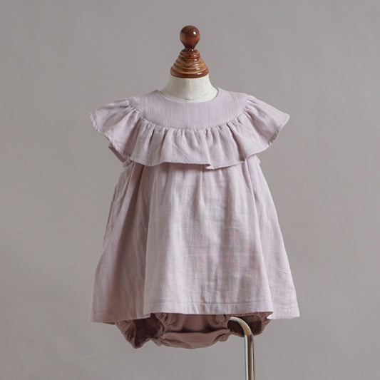 フリルショートオール ラベンダー 70cm・80cm