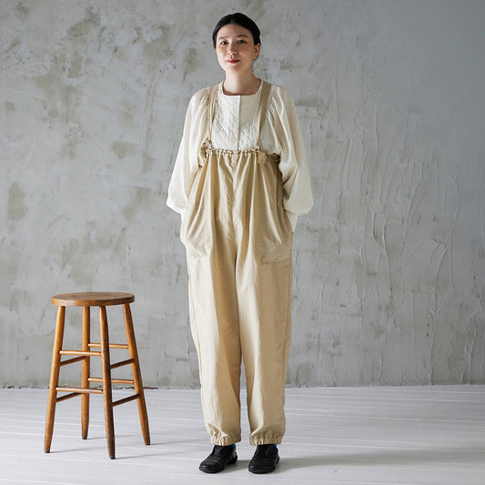 マルチway サロペット べージュ F