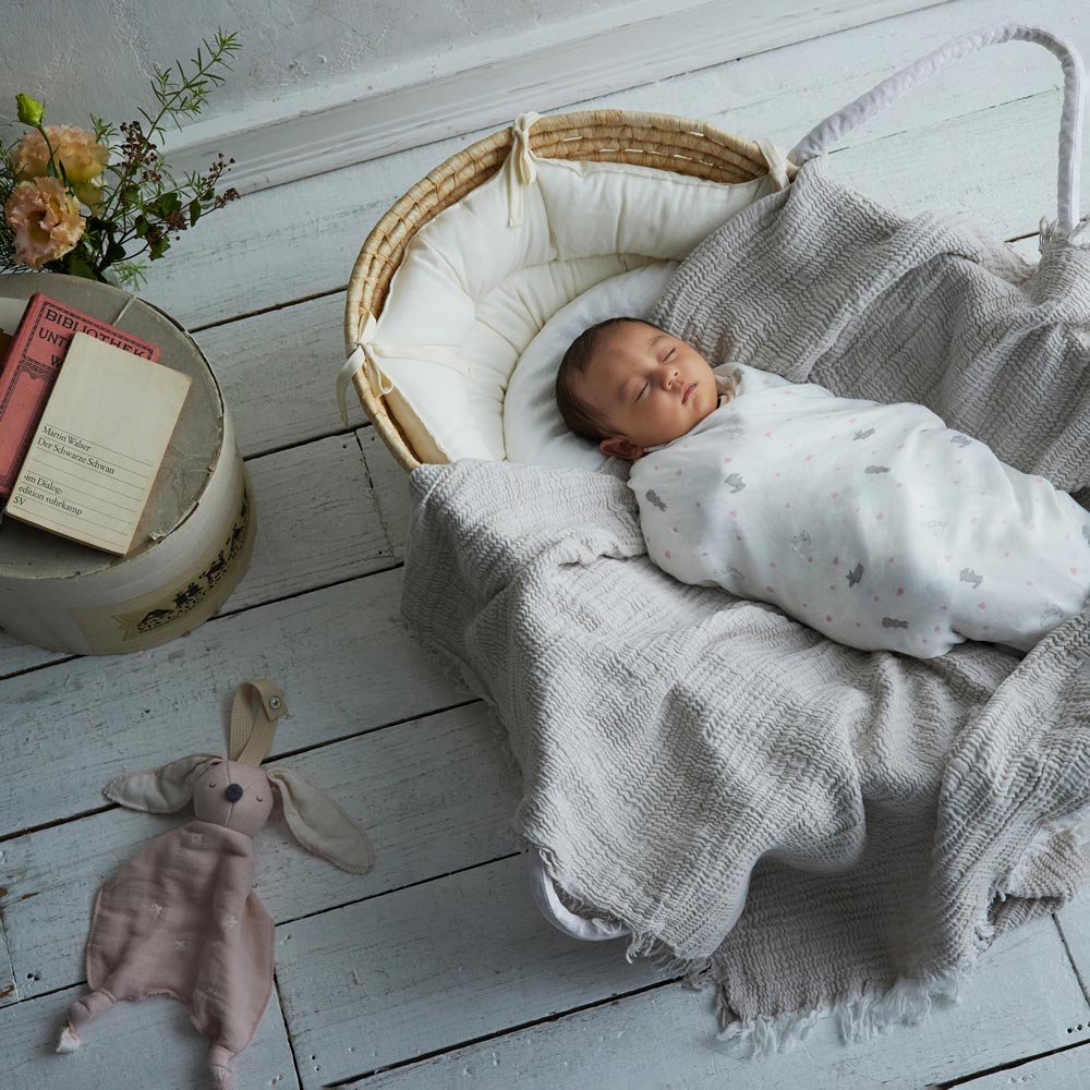 【予約】かごのクーファン&たまごマットおくるみCLOUD セット