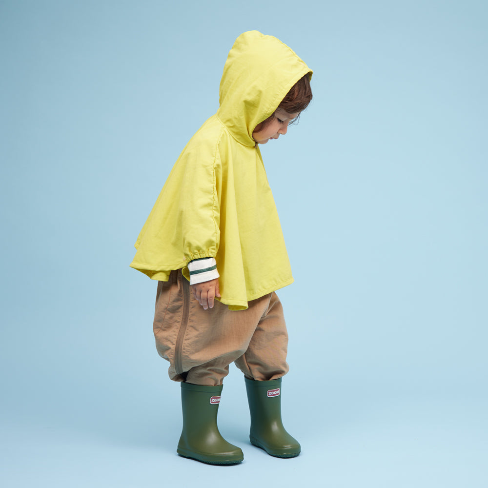 レインポンチョ スモークブルー