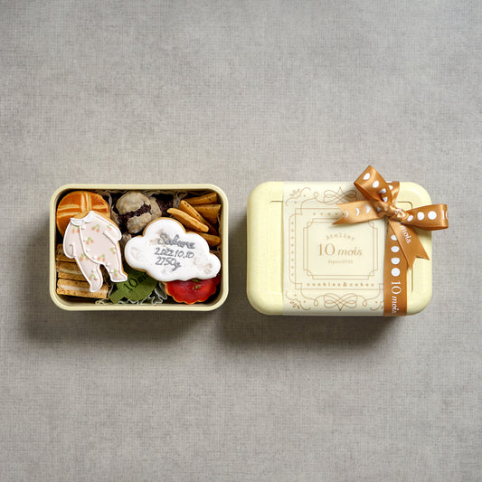 クッキーボックスクロリ 名入れアイシング可 ◎ / 出産 内祝い