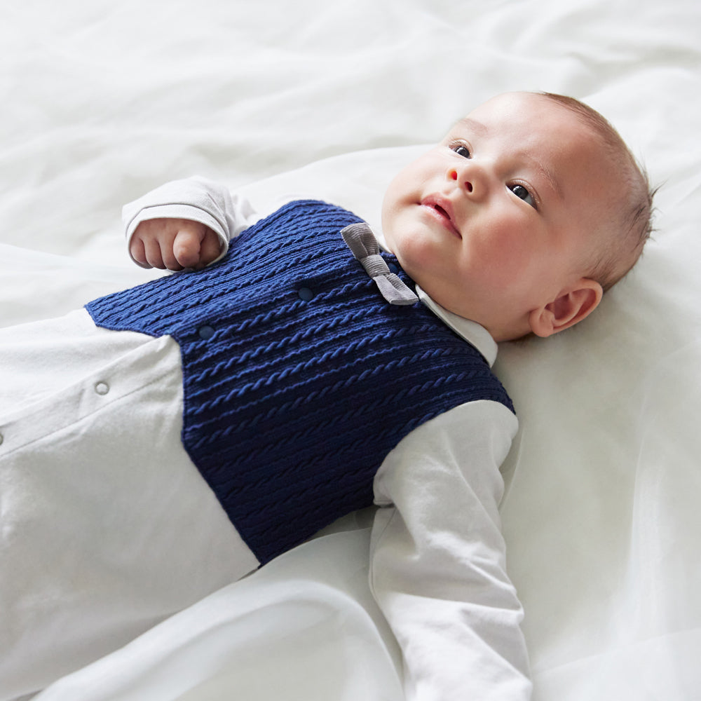 おめかし長袖2wayドレス グレー 50-70cm / ツーウェイオール