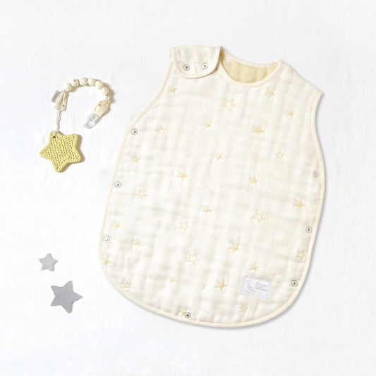 スリーパー・歯固め ギフト2点セット エクリュ/ 出産祝い / 名入れ刺繍可