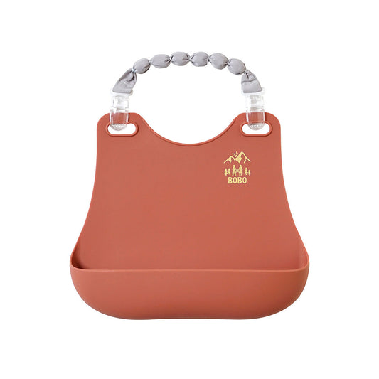 シリコンビブ テラコッタ