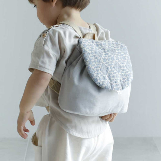 ファーストリュック グレー / 名入れ刺繍可