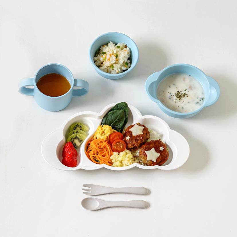 mamamanma grande(マママンマ グランデ)セット モワ ブルー / 離乳食 食器