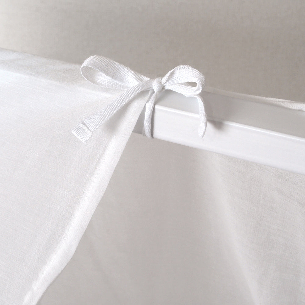 キャノピー(天蓋)付き ミニベッド&デスク / ベビーベッド 日本製