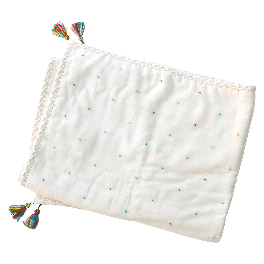 ガーゼケット(大人サイズ) ふくふくガーゼ(6重ガーゼ) / 名入れ刺繍可