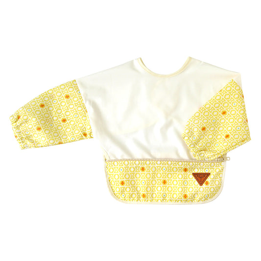 お食事ポーチロン 長袖 トーテム イエロー