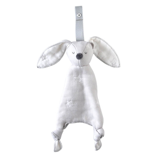 グレー mini me ベビートイ ふくふくガーゼ(6重ガーゼ) / 名入れ刺繍可