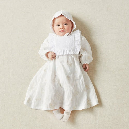 刺繍セレモニードレス 3点セット minori 50-80cm●