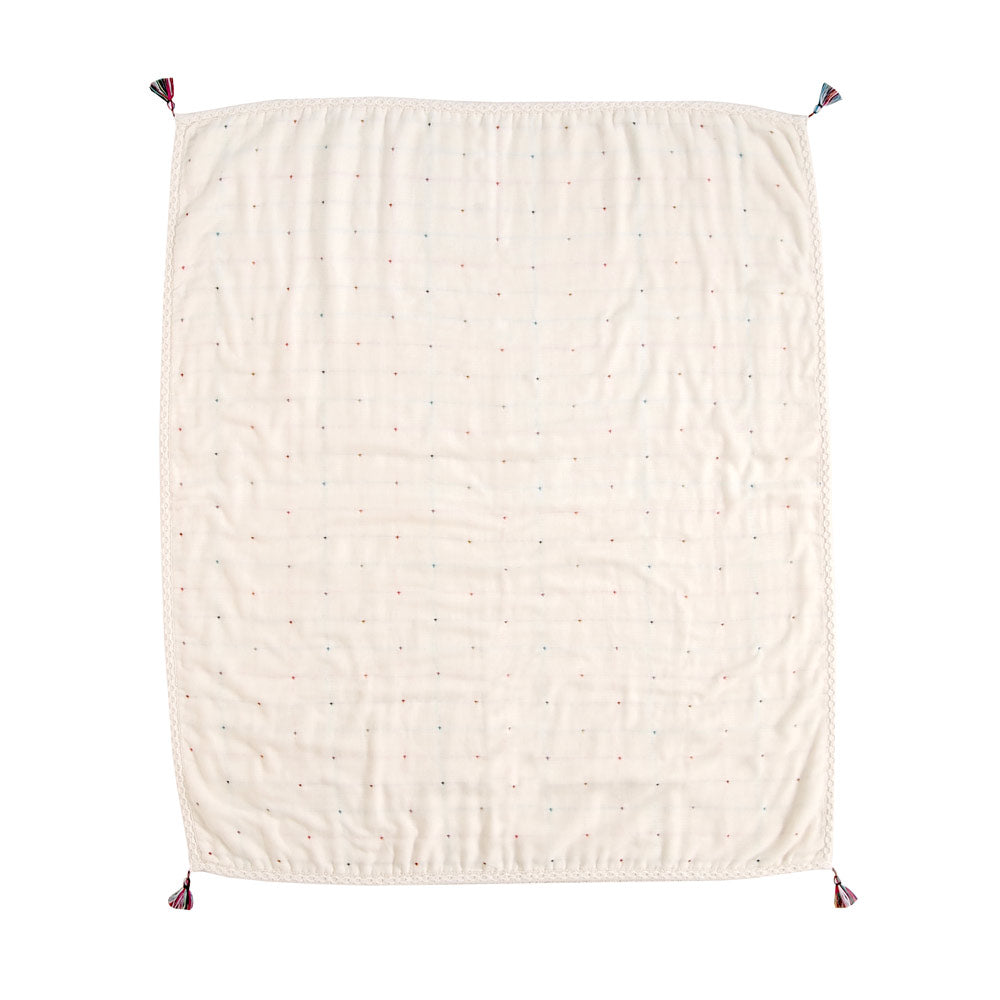 ガーゼケット(ベビーサイズ) ふくふくガーゼ(6重ガーゼ) / 名入れ刺繍可