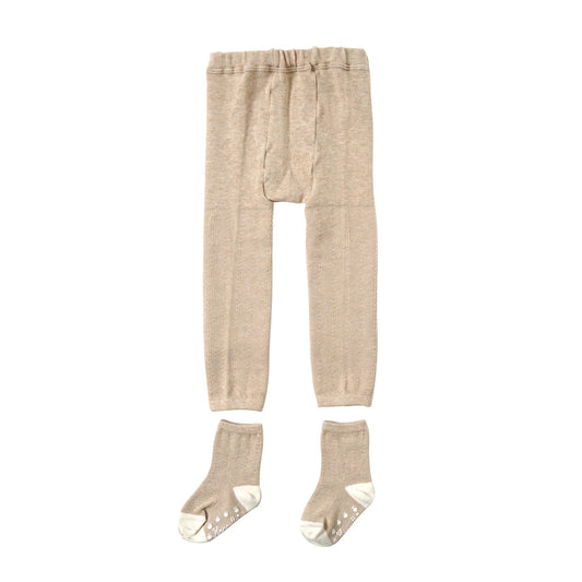 レギンス&ソックスセット ベージュ 70-80cm・80-90cm・90-100cm