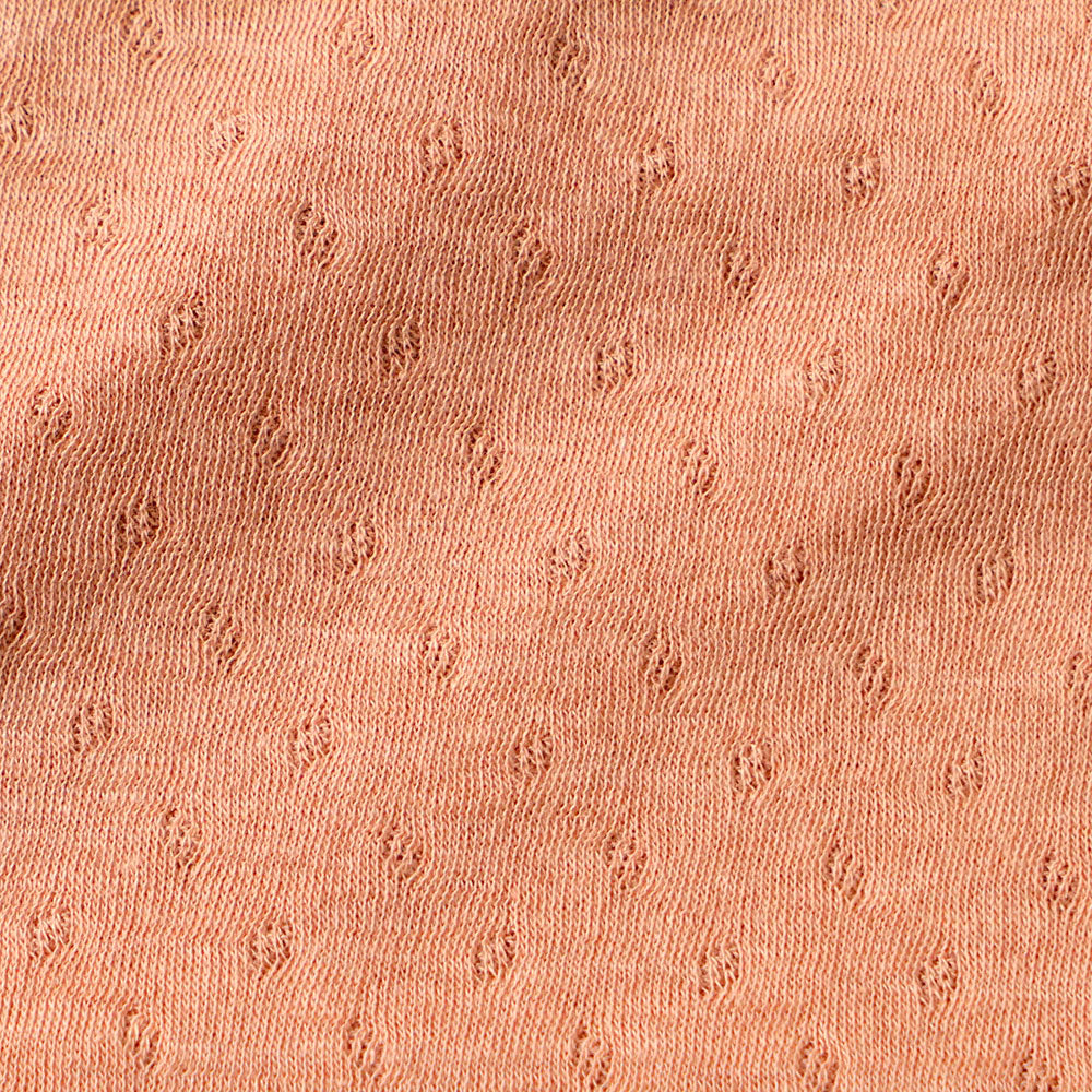 半袖ボディ オーガニックコットン テラコッタ 70cm・80cm