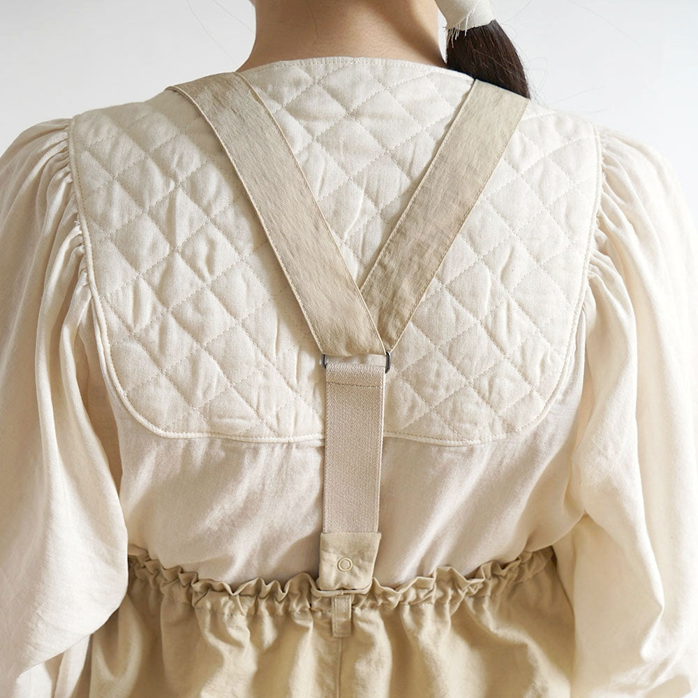 マルチway サロペット べージュ F