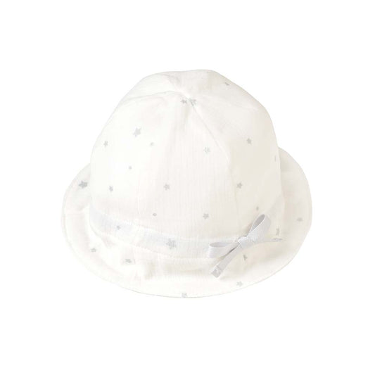 チューリップハット ホワイト 頭囲40-45㎝・頭囲45-50㎝
