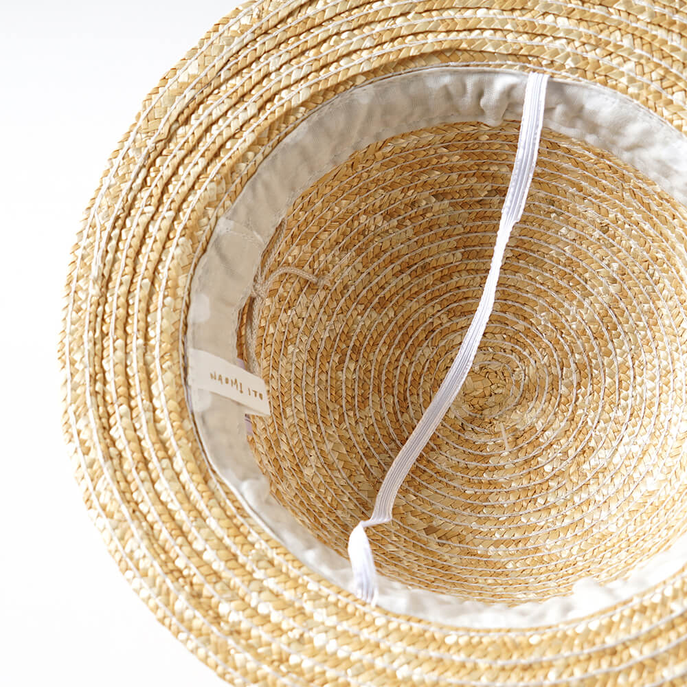 むぎわら帽子 こんぺい 約44-48cm・約48-52cm