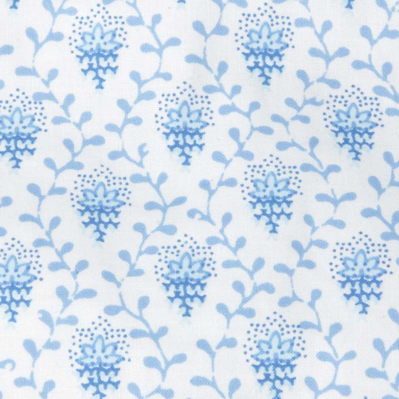 プティット・フルール・デ・シャン まくらカバー ブルー