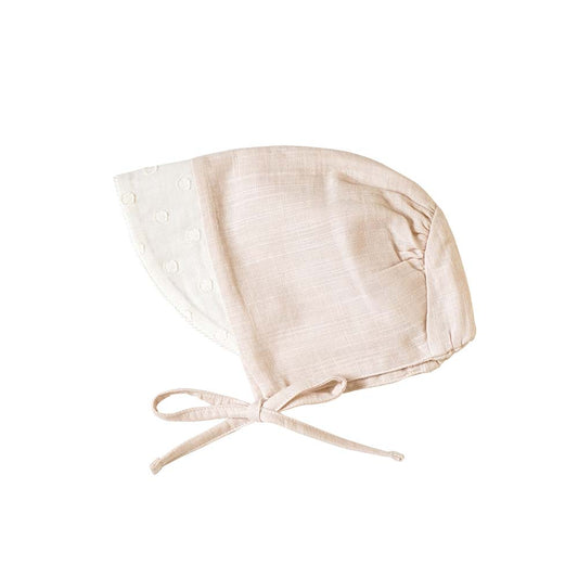 ボンネット ペールピンク 42-44cm