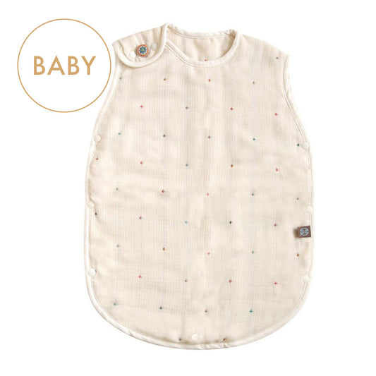 スリーパー ふくふくガーゼ(6重ガーゼ) ベビーサイズ / BOBO / 名入れ刺繍可